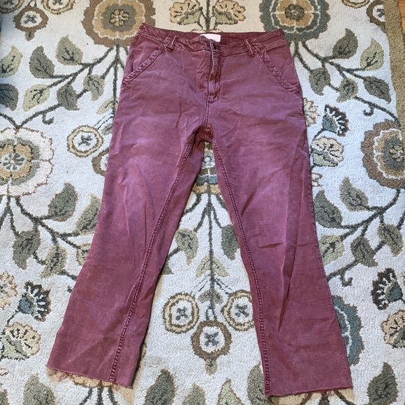 Anthropologie Pants - Anthropologie cotton blend cropped pant